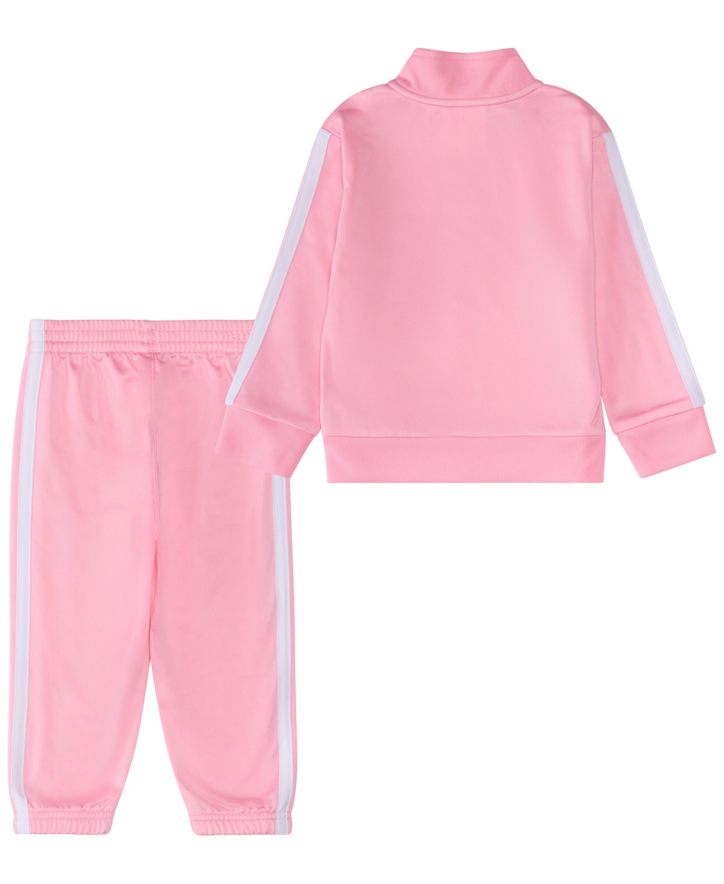 adidas Baby Girls 2-Piece Tricot Track Jacket and Pants Set - Light Pink
