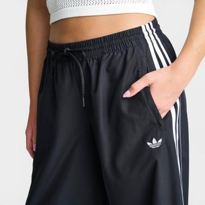 Women's adidas Originals Firebird Adilenium Woven Track Pants - Black/White