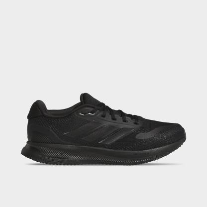 Men's adidas Runfalcon 5 Running Shoes (Wide Width) - Black/Black/White - view 1