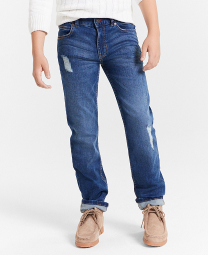 Tommy Hilfiger Boys' 8-20 Straight-Fit Niagara Stretch Jeans - Niagara Blue