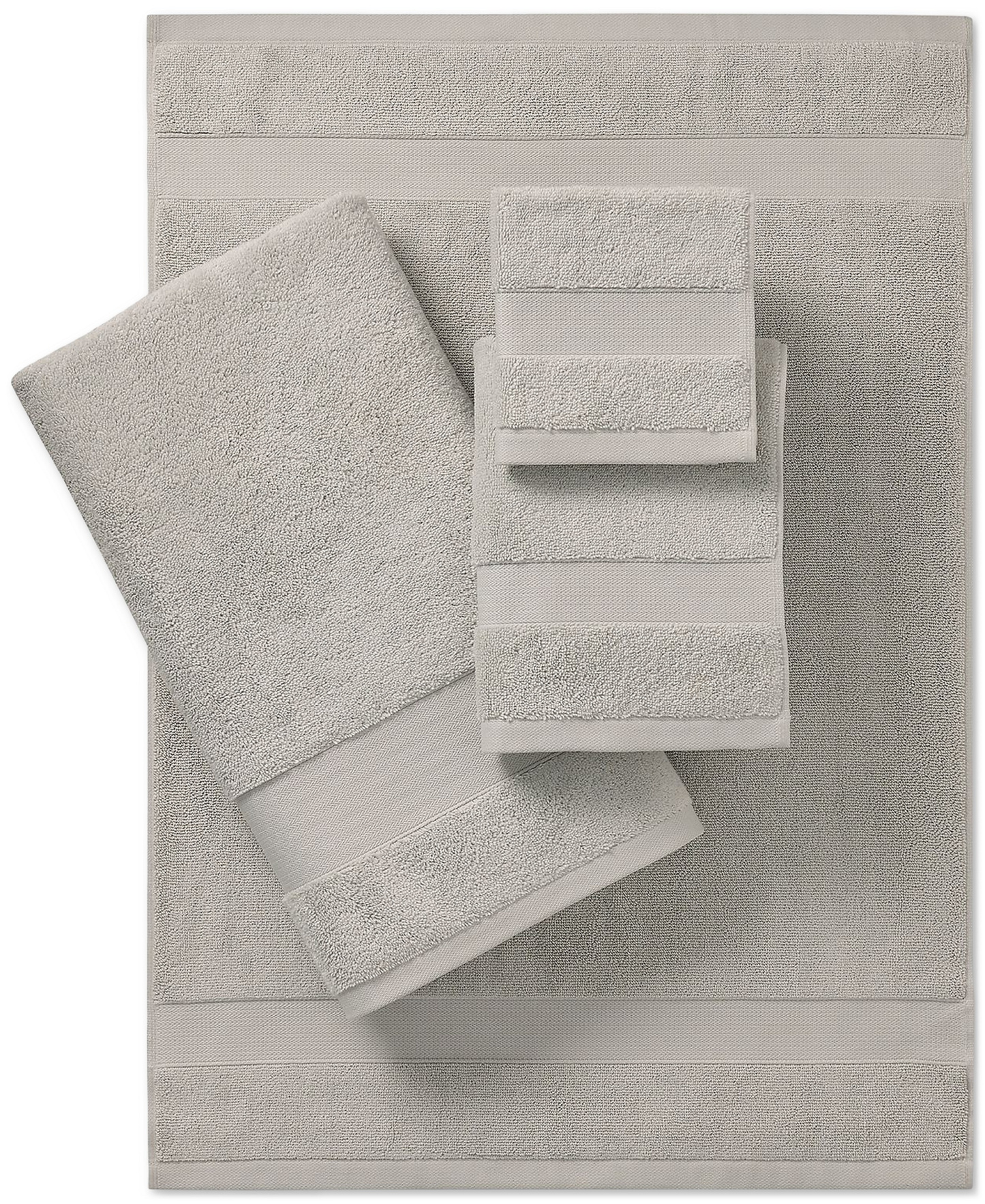 Lauren Ralph Lauren Watson Cotton Bath Towel, 30" x 56" - True Pale Grey