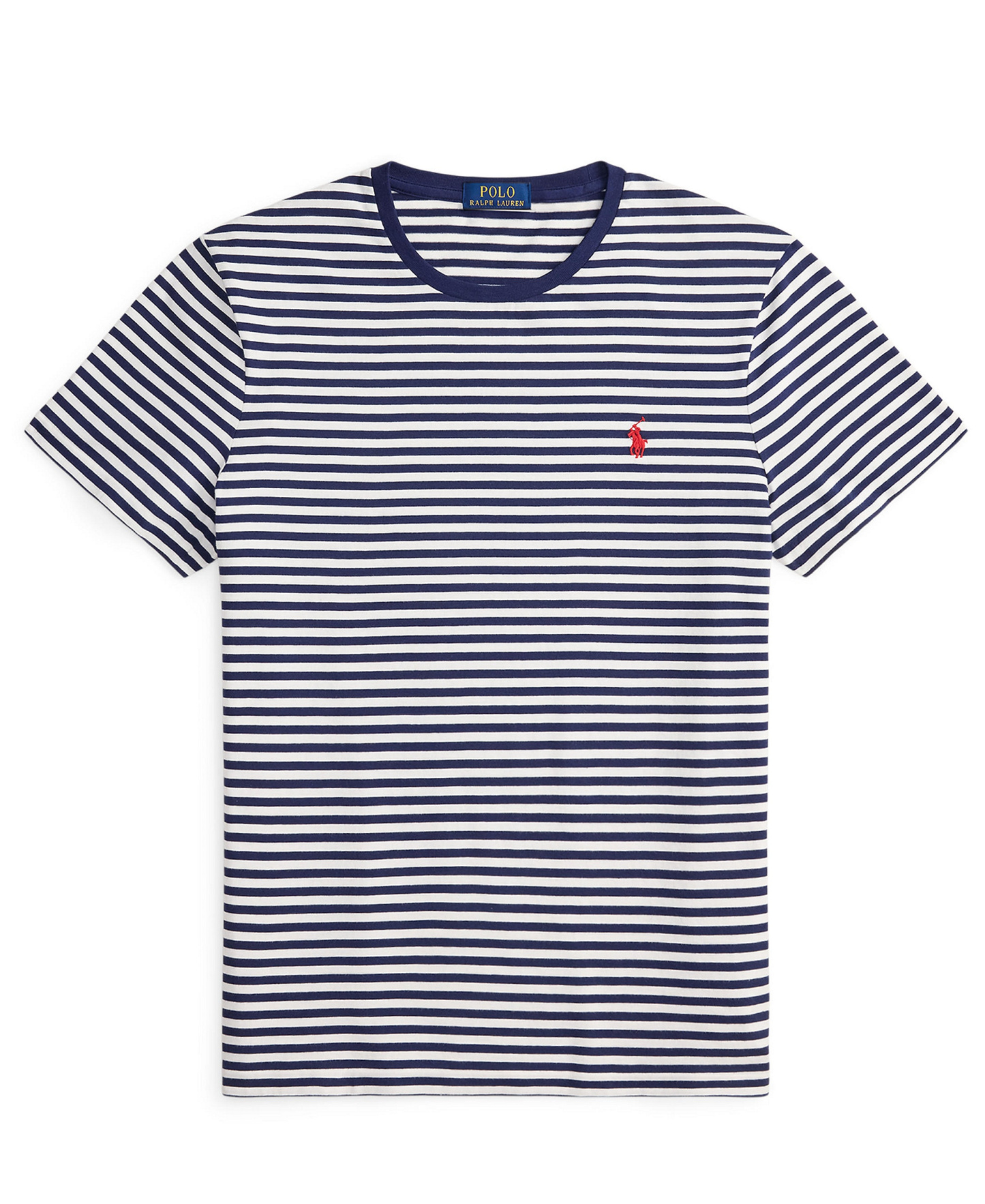 Polo Ralph Lauren Men's Classic-Fit Stripe T-Shirt - Newport Navy/White