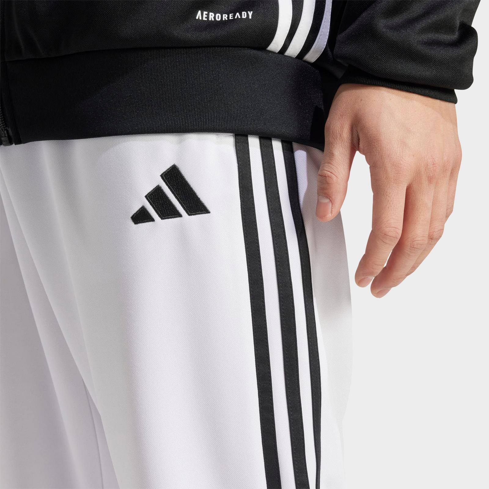 Men's adidas Tiro 25 Essentials Training Pants - White/Black - view 4