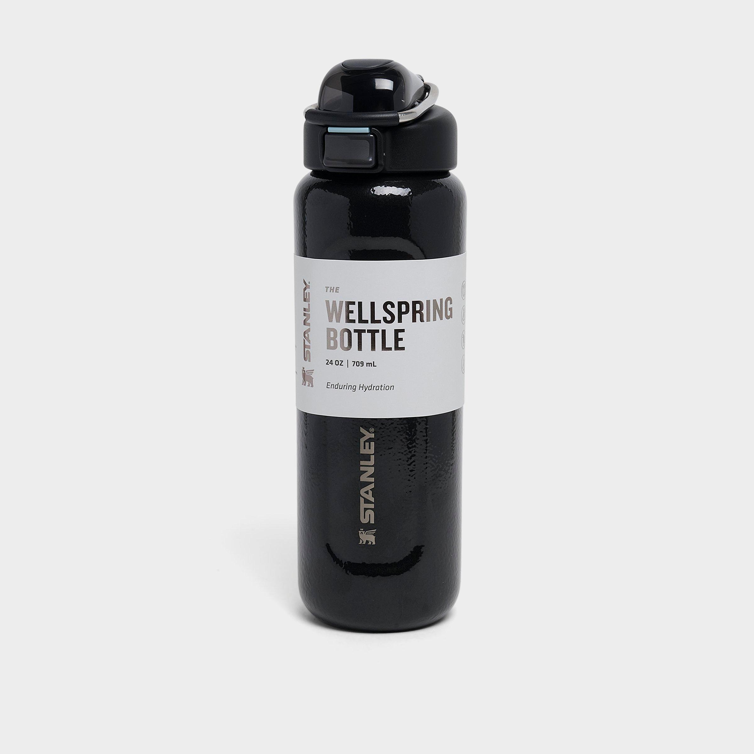 Stanley Wellspring Water Bottle (24 oz) - Hammertone Black