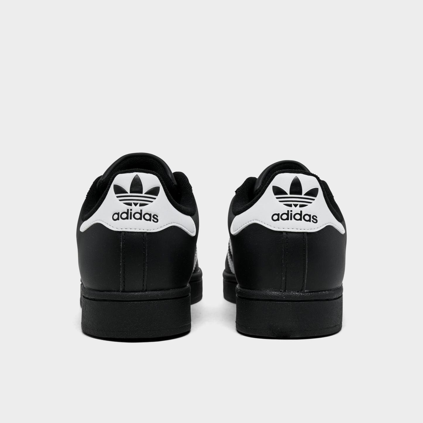 Women's adidas Originals Superstar II Casual Shoes - Core Black/White/Core Black - view 4
