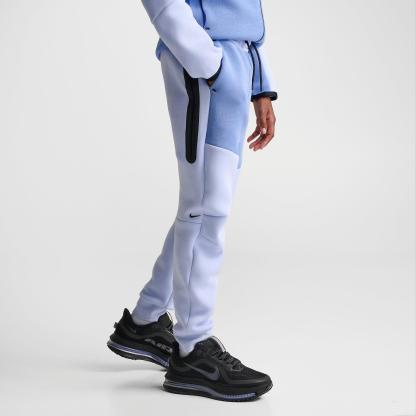 Big Kids' Nithtke Sportswear Tech Fleece Reflective Jogger Pants - Hydrogen Blue/Work Blue/Black