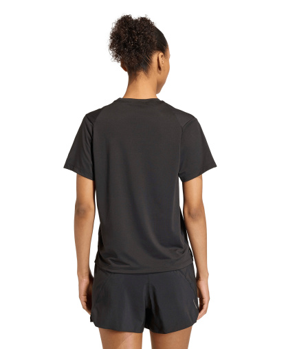 adidas Women's Crewneck Running T-Shirt - Black