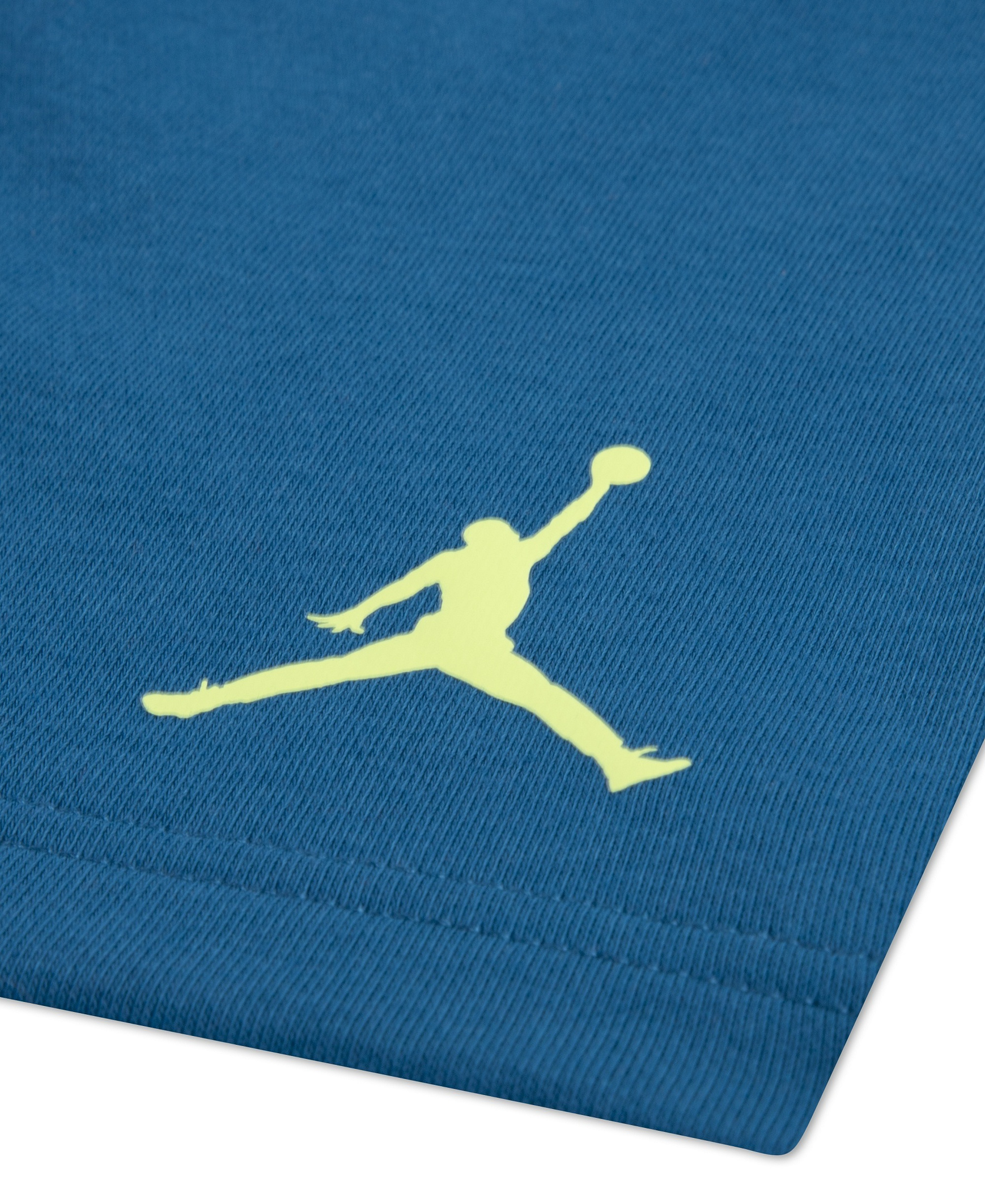 Jordan Boys' 4-7 Jumbo Jumpman T-Shirt and Shorts, 2-Piece Set - Green Abyss