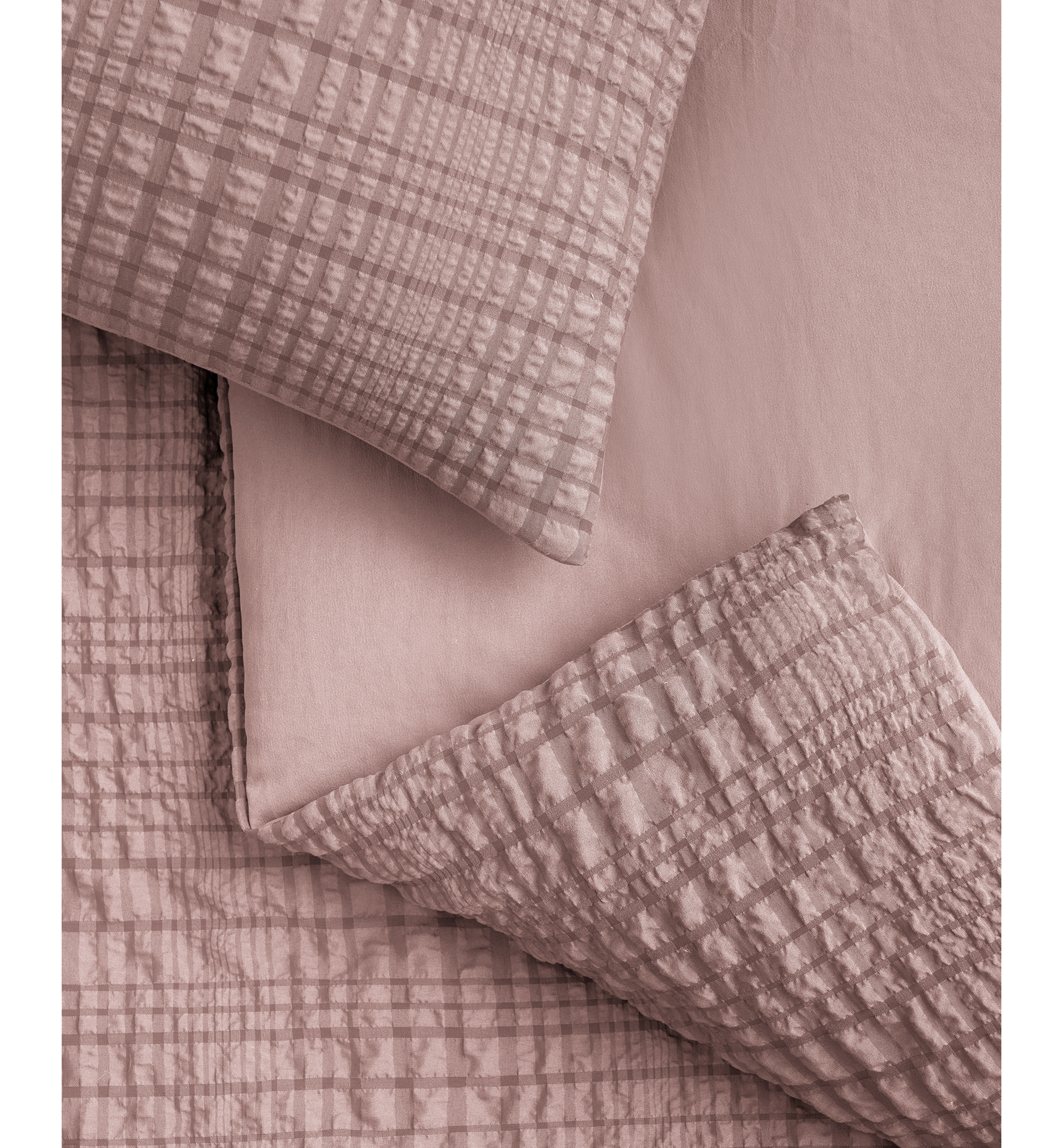 UGG® Devon Seersucker 3-Piece Comforter Sets - Rosewood