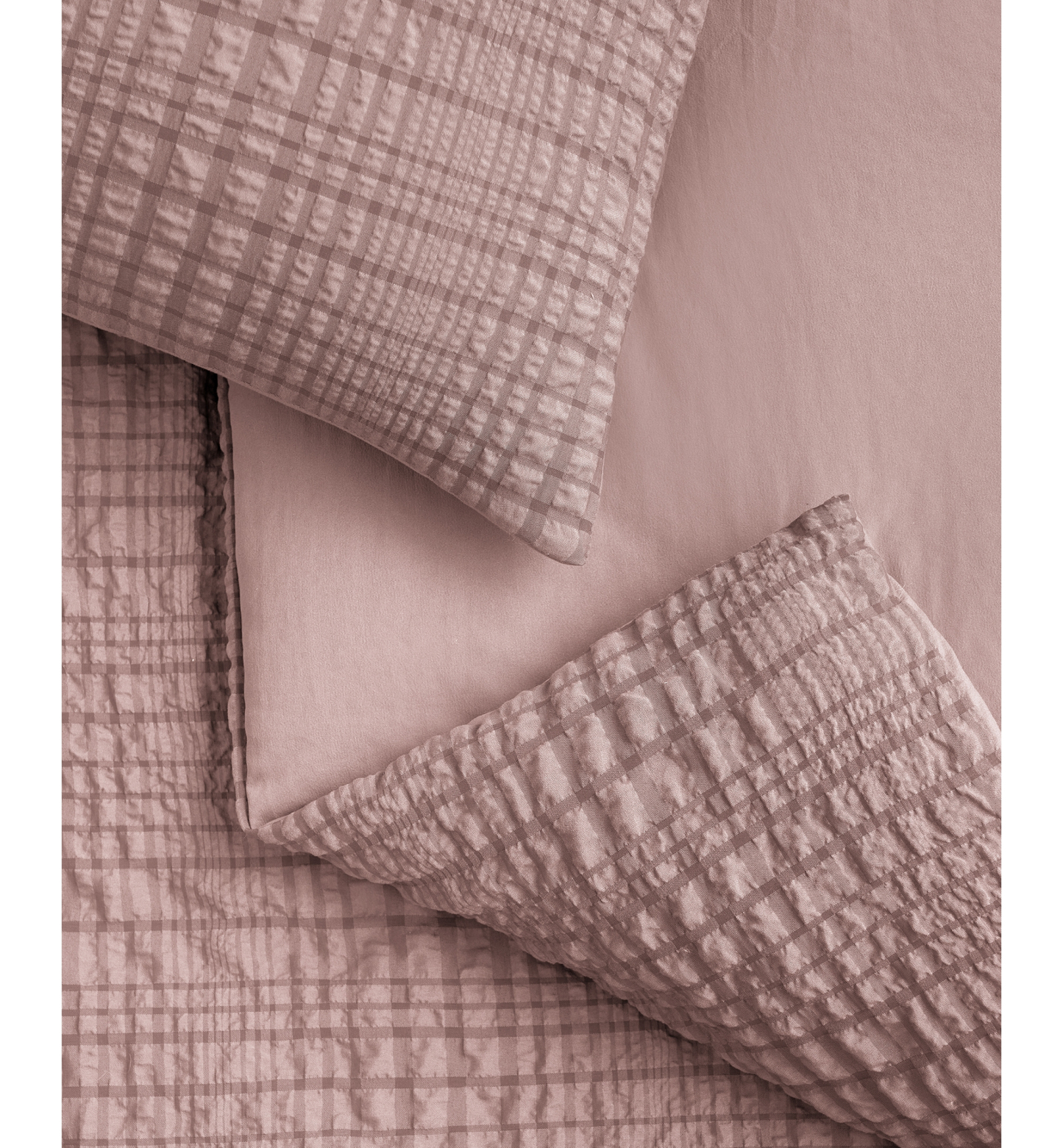 UGG® Devon Seersucker 3-Piece Comforter Sets - Rosewood