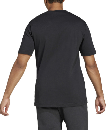adidas Men's 3-Bar Logo Graphic Cotton T-Shirt - Black/White