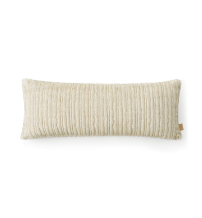 UGG® Jennis Faux Fur Pillow, 36" x 14" - Snow