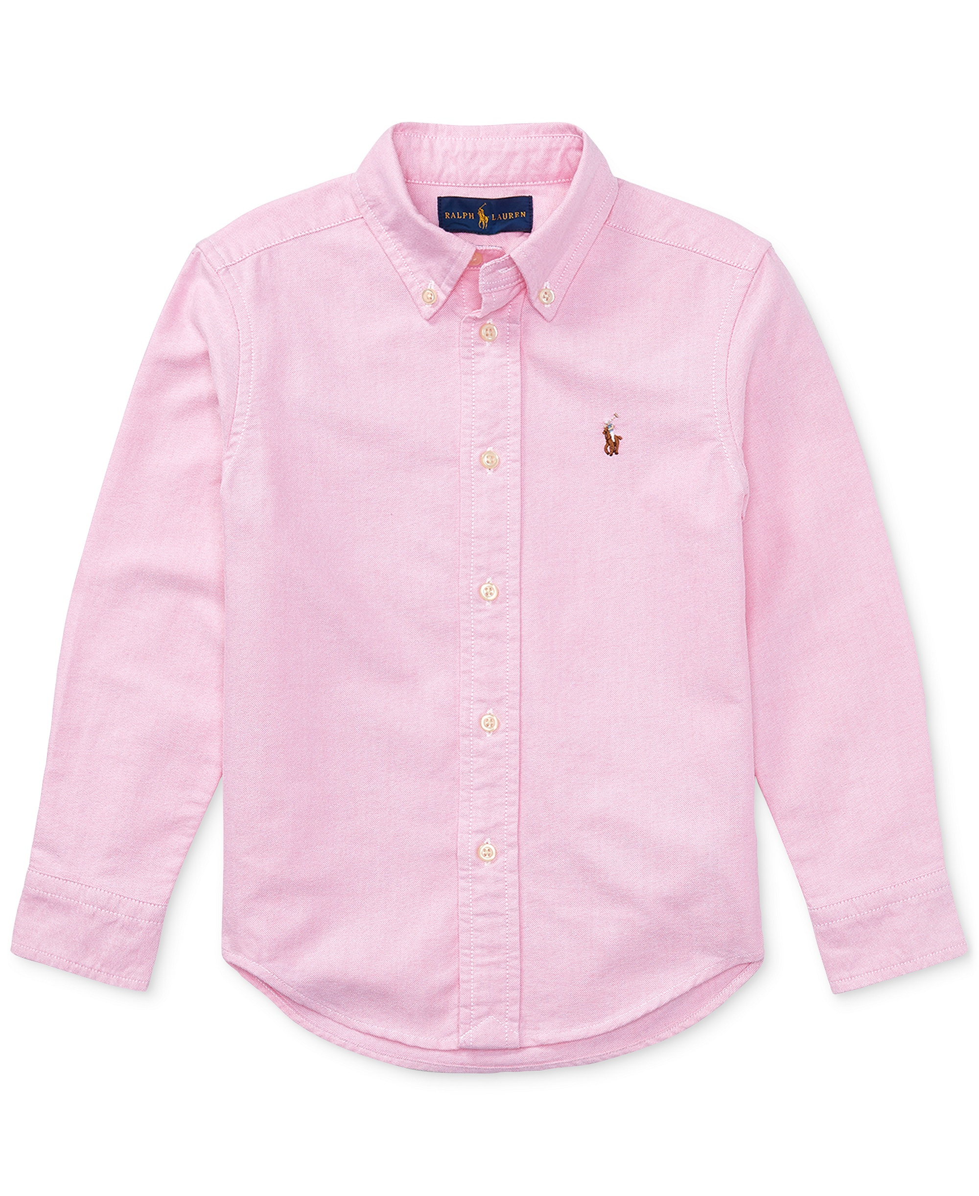 Polo Ralph Lauren Boys' 2T-7 Cotton Oxford Shirt - New Rose