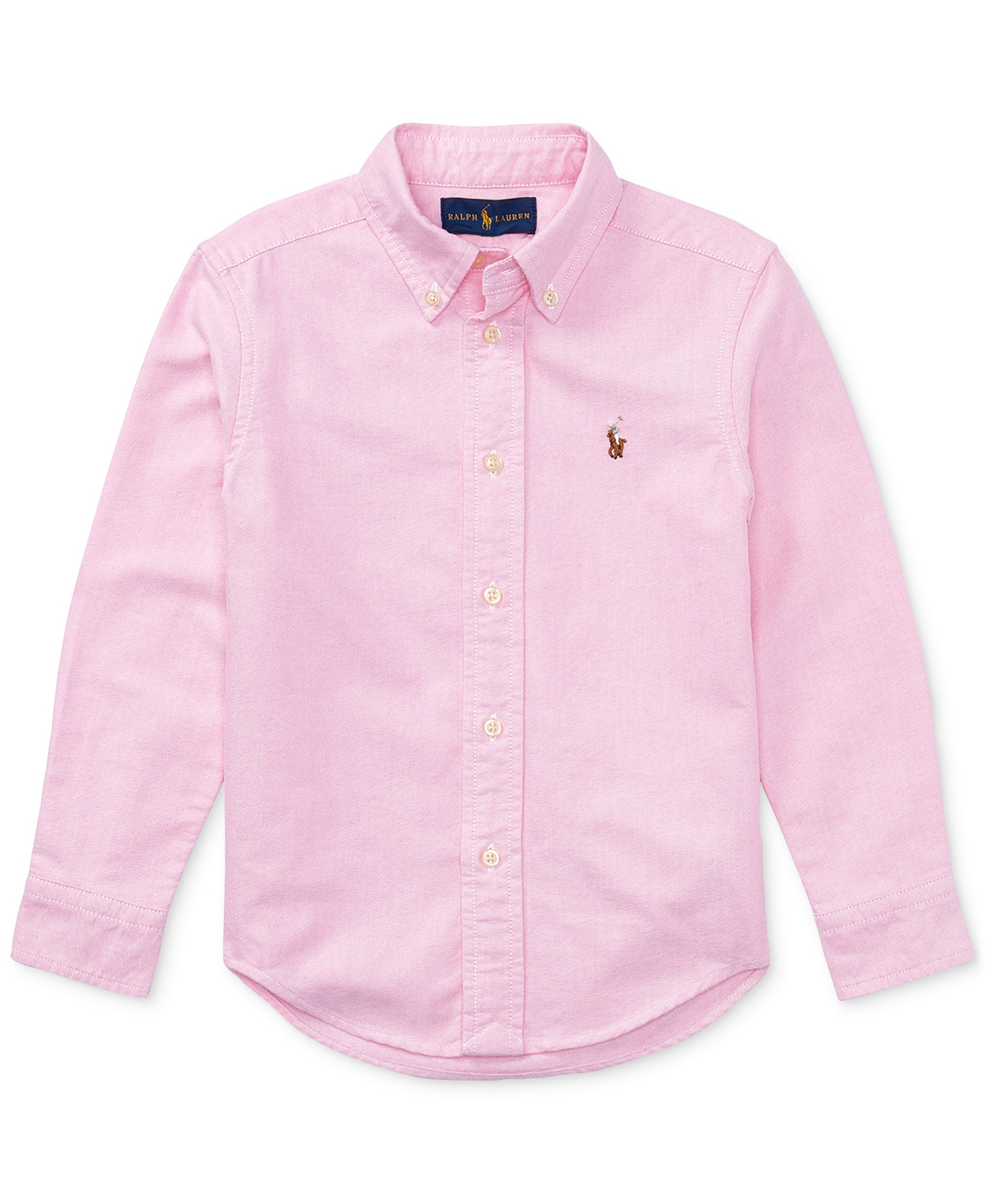 Polo Ralph Lauren Boys' 2T-7 Cotton Oxford Shirt - New Rose