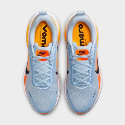 Men's Nithtke Vomero 18 Running Shoes - Part 1 - Hydrogen Blue/Laser Orange/Total Orange/Black - Top view