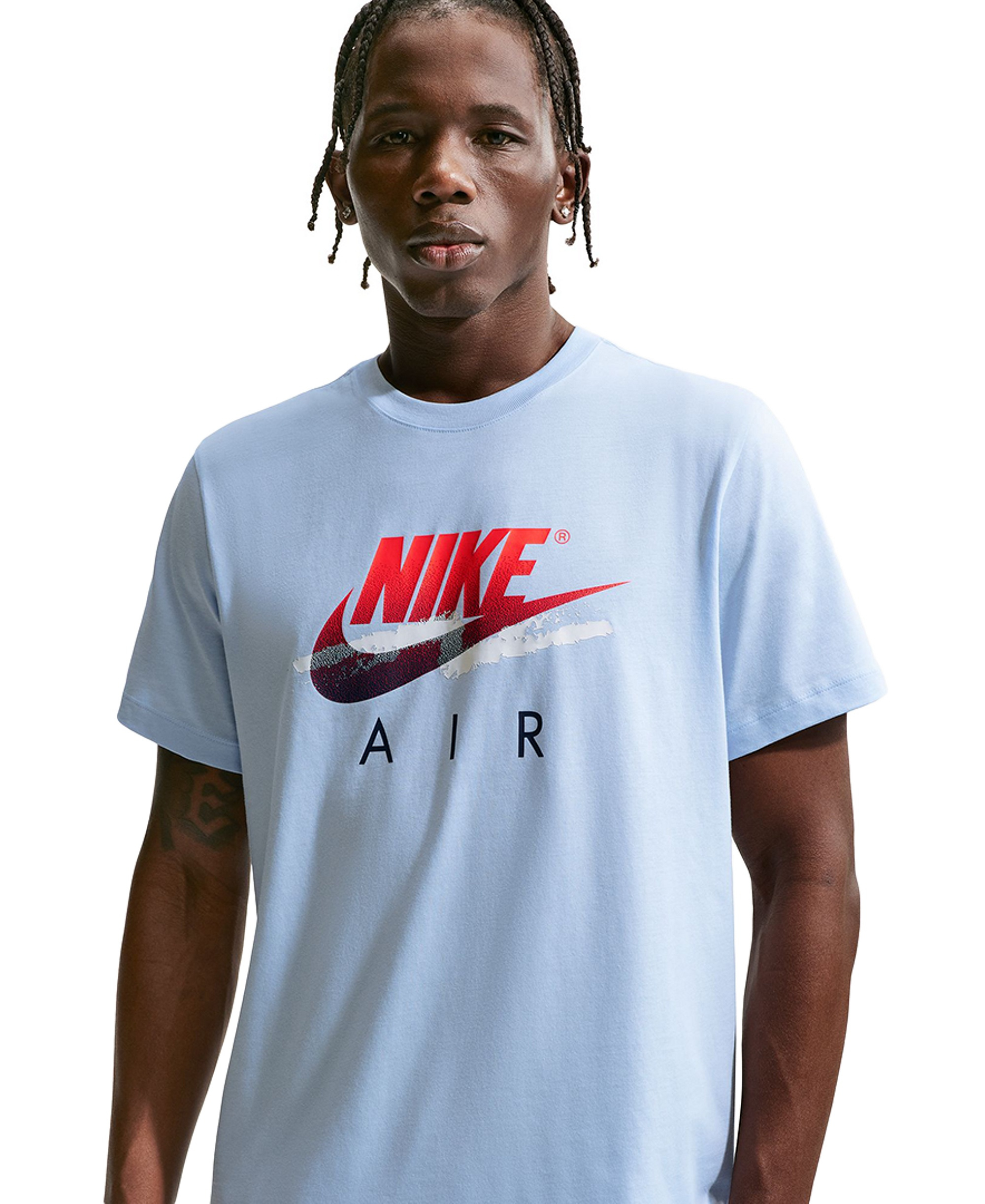 Nike Men's DNA Futura Crewneck T-Shirt - Hydrogen Blue
