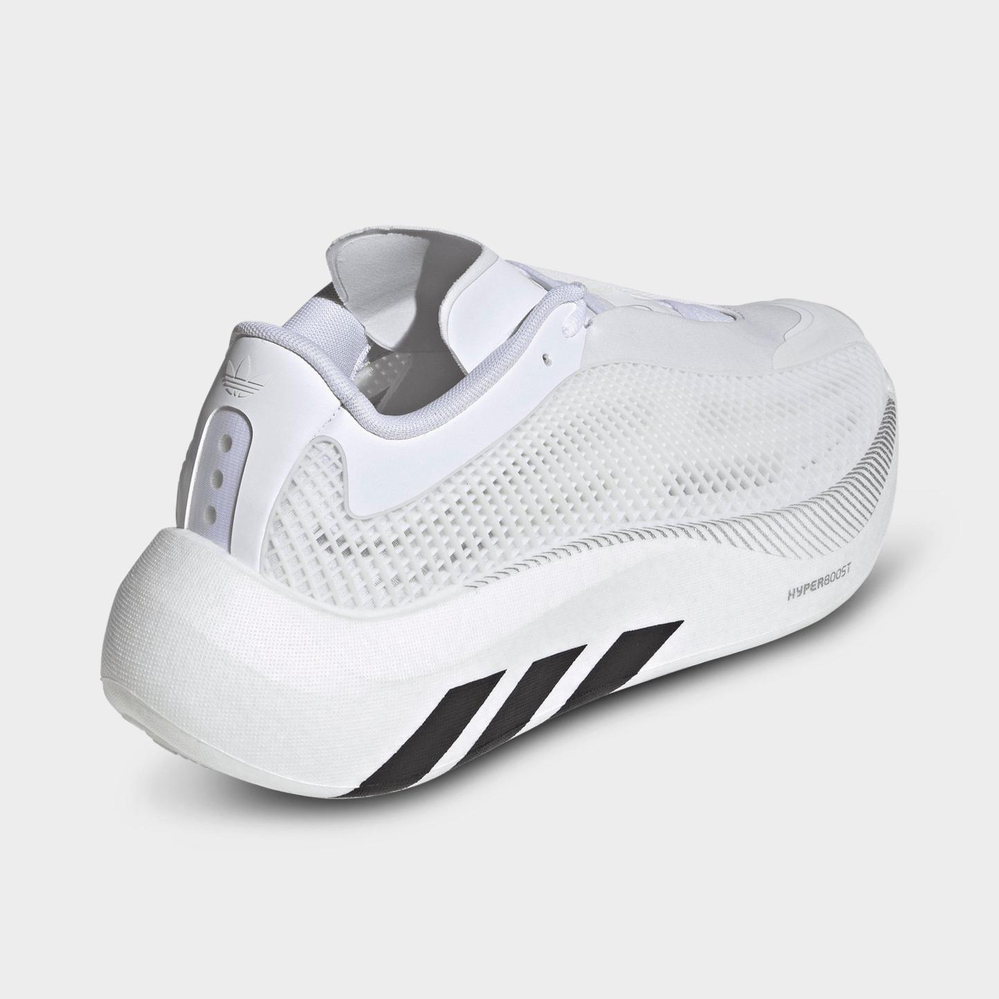 Men's adidas Originals HYPERBOOST EPHR Casual Shoes - White/White/Core Black - Back view