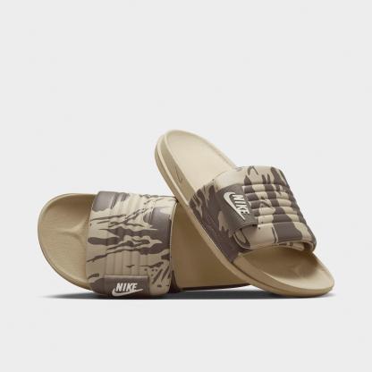 Men's Nithtke Offcourt Adjust Slide Sandals - Limestone/Olive Grey/Sea Glass - Both shoes facing left
