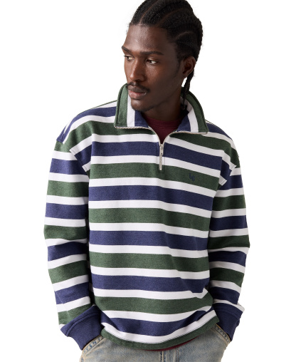 Levi's Men's Cameron Quarter-Zip Sweater - Kombu Green