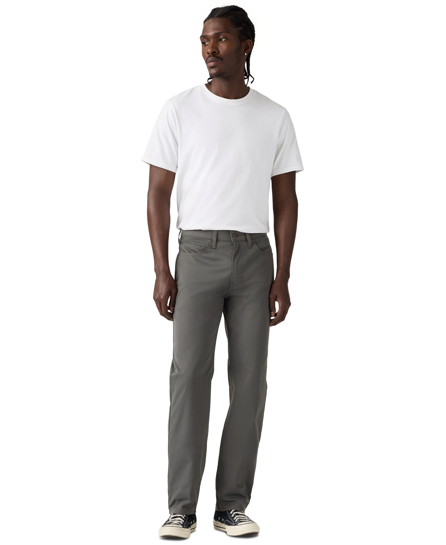 Levi's Men's 514™ Straight Tech Pants - Gray Ore