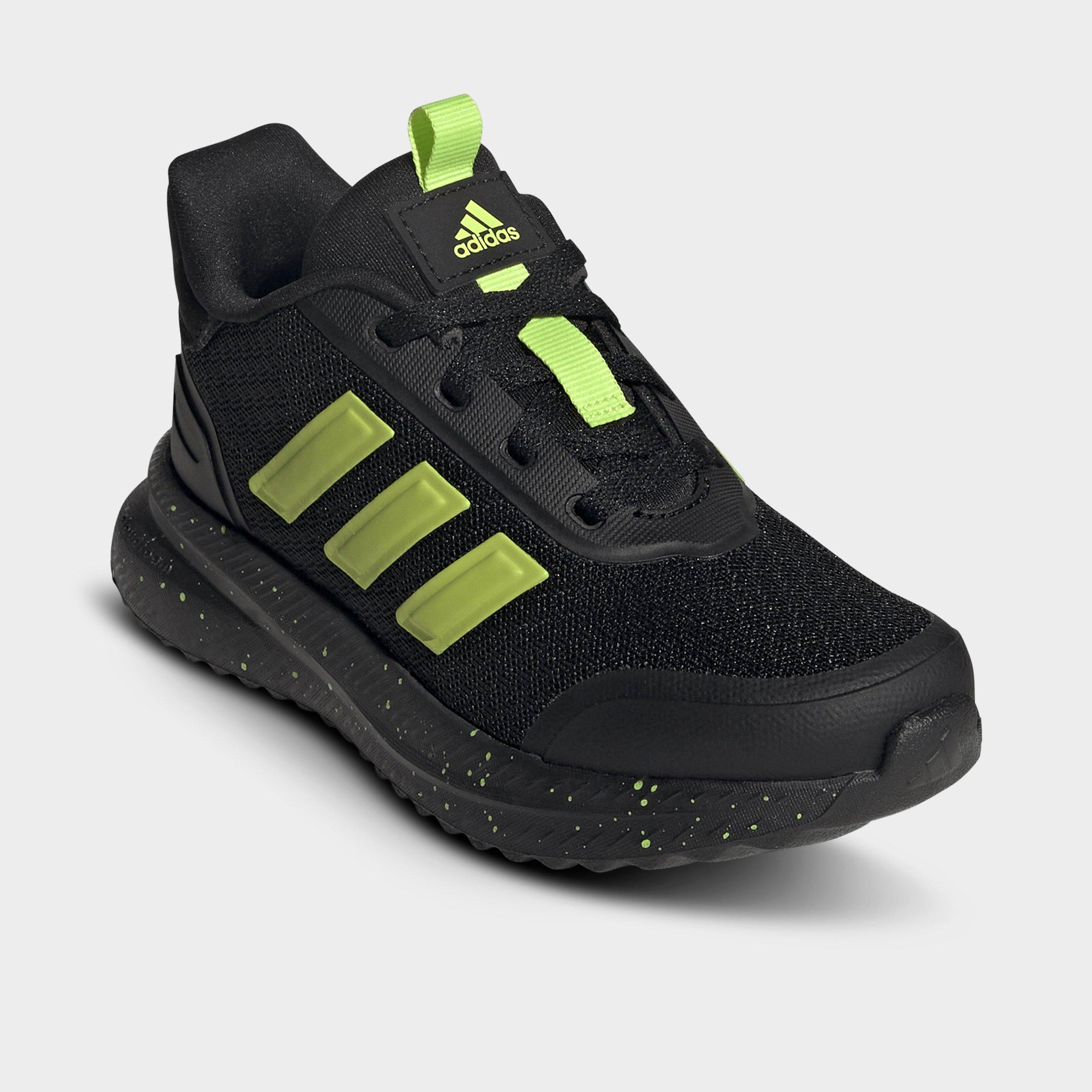 Big Kids' adidas X_PLRPATH Casual Shoes - Core Black/Solar Slime/Solar Slime - Both shoes facing left