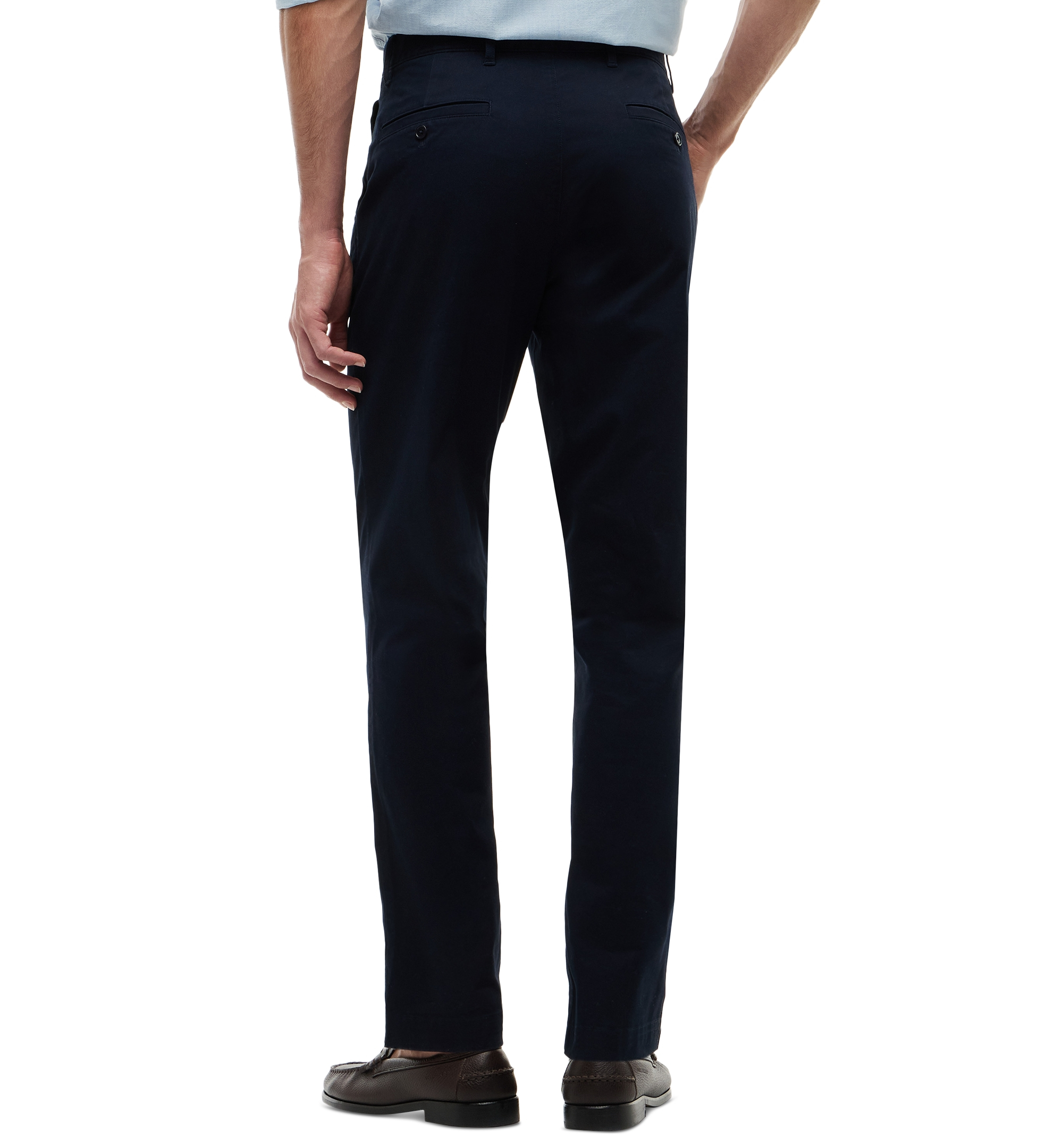 Tommy Hilfiger Men's Regular-Straight Fit Stretch Chino Pants - Desert Sky