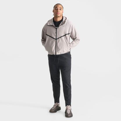 Men's Nithtke Tech Shori Knit Full-Zip Windbreaker Jacket - College Grey/Black