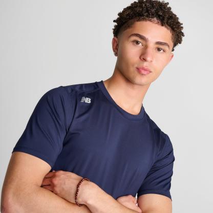 Men's New Balance Pace Compression Training T-Shirt - Navy - view 5