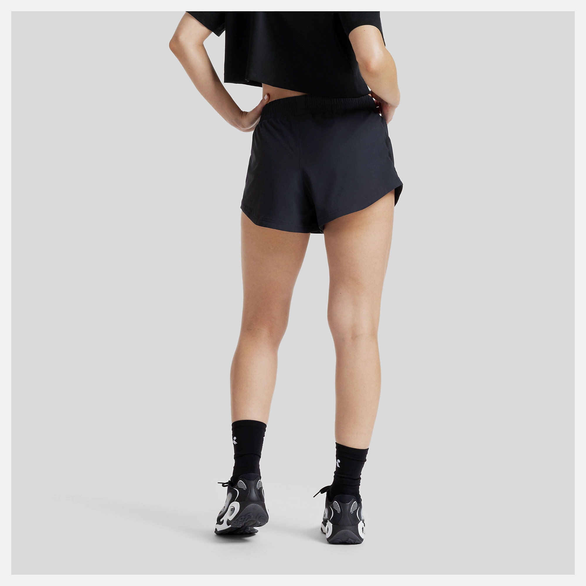 New Balance Klutch Athletics 3" Woven Short, WB6177BHBK