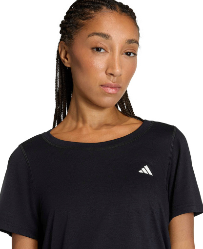 adidas Women's Workout Essentials Seamless Scoop Neck T-Shirt - Black