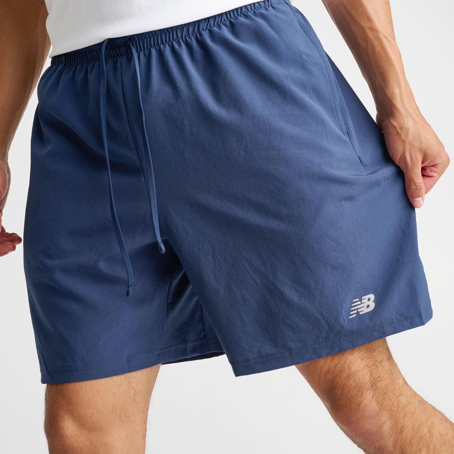 Men's New Balance Sport Essential 7" Woven Shorts - Navy - view 5