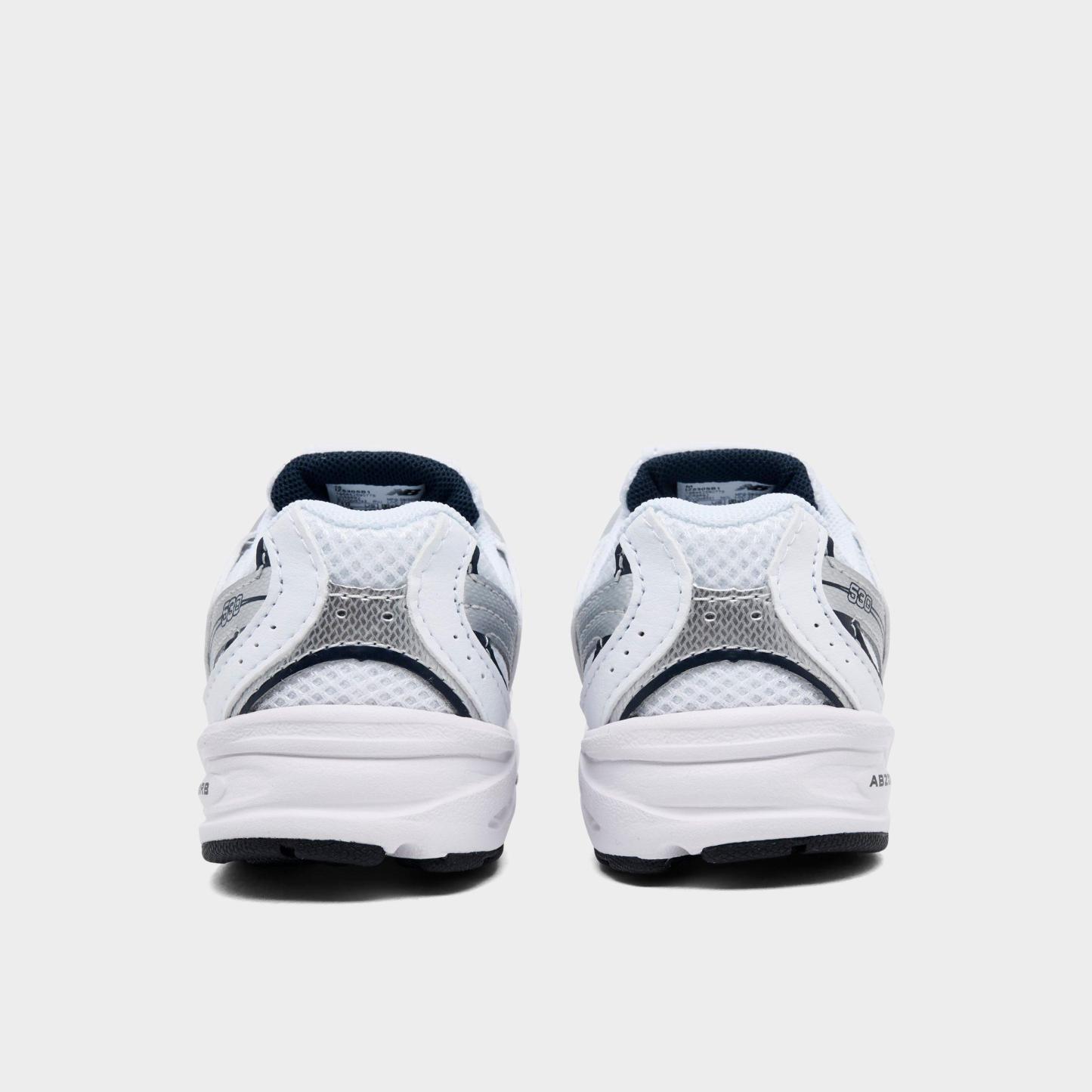Kids' Toddler New Balance 530 Casual Shoes - White/Navy - view 4