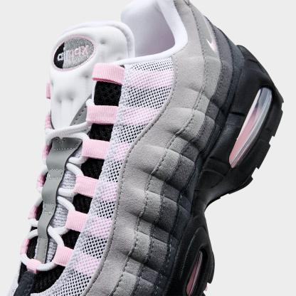 Men's Nithtke Air Max 95 Big Bubble Scorpion Casual Shoes - Part 3 - Black/Pink Foam/White/Reflective Silver - Detail shot