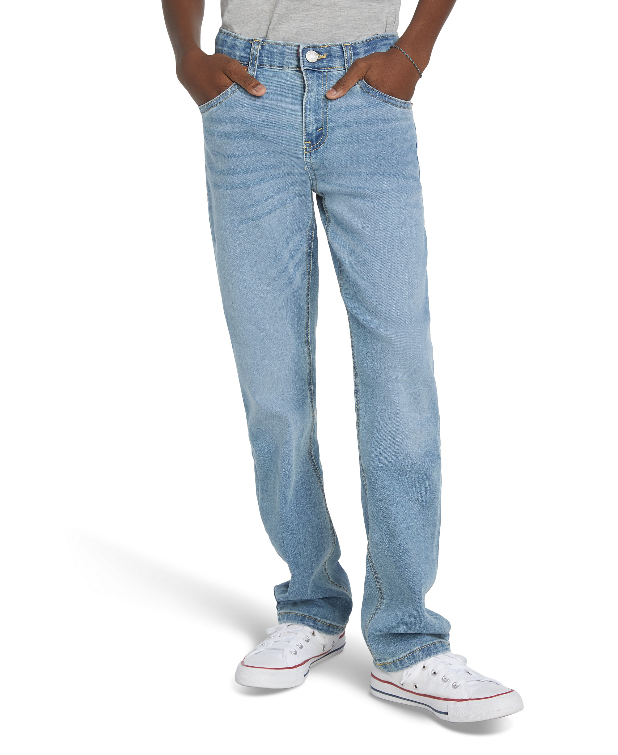 Levi's Boys' 8-20 514 Straight Fit Stretch Performance Jeans - Blue Stone