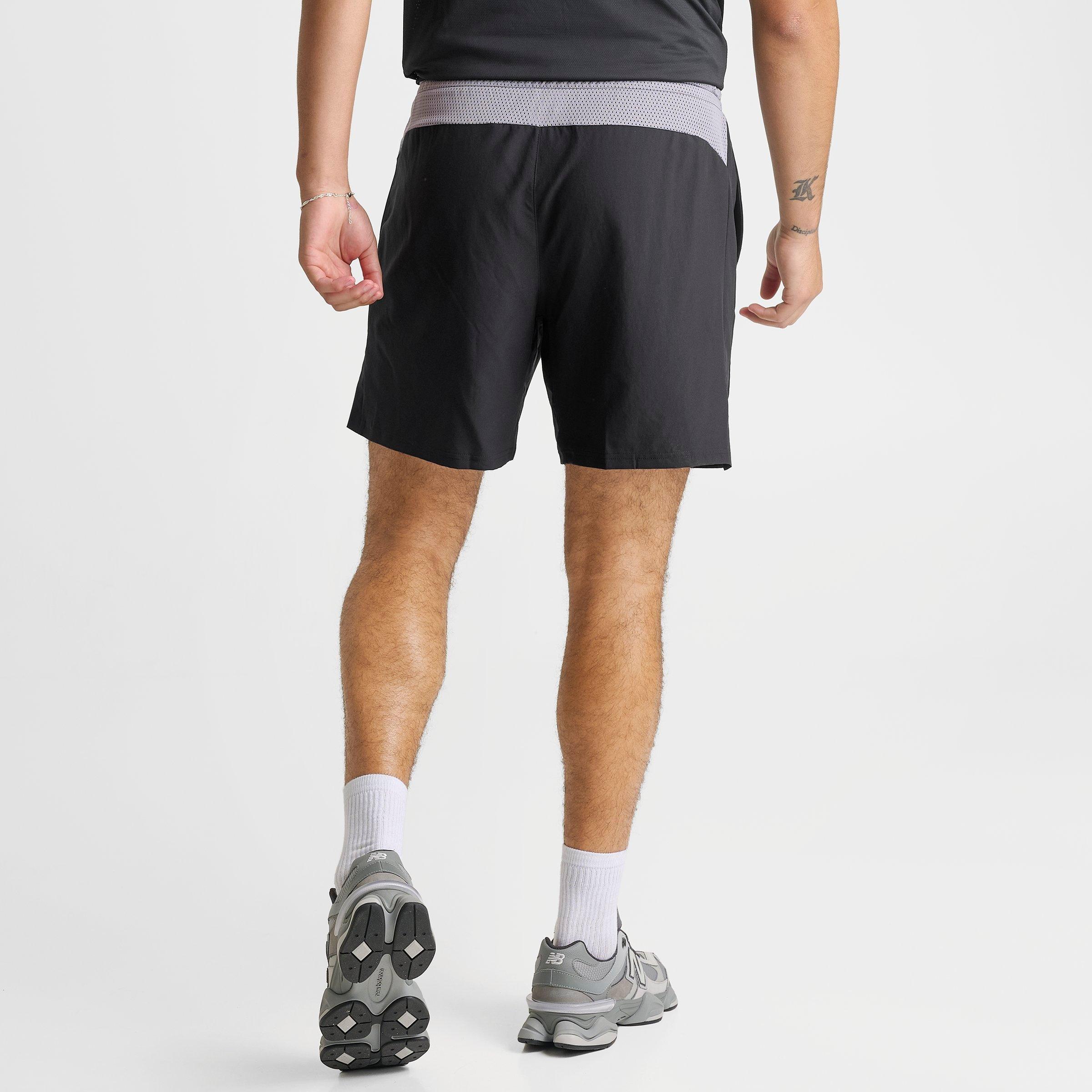 Men's New Balance Fast Days 7" Running Shorts - Black/Grey - view 4