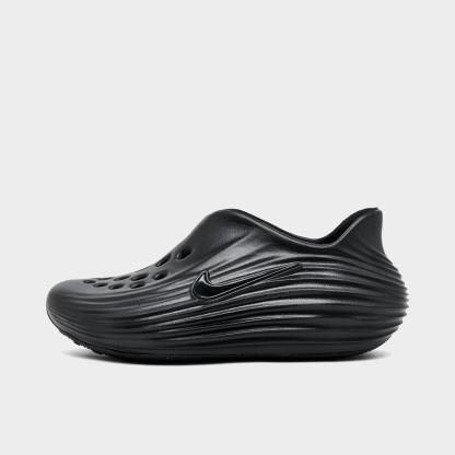 Little Kids' Nithtke ReactX Rejuven8 Recovery Casual Shoes - Black/Black/Black - Left shoe facing left. Outside of the shoe.