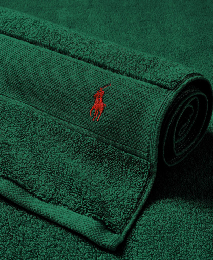Polo Ralph Lauren Polo Player Cotton Bath Towel, 58" x 30" - College Green