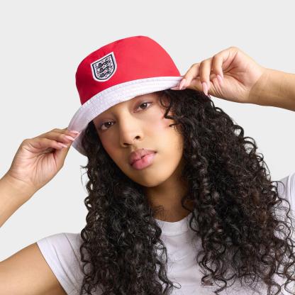 Nike England National Team Reversible Woven Bucket Hat - Red/White