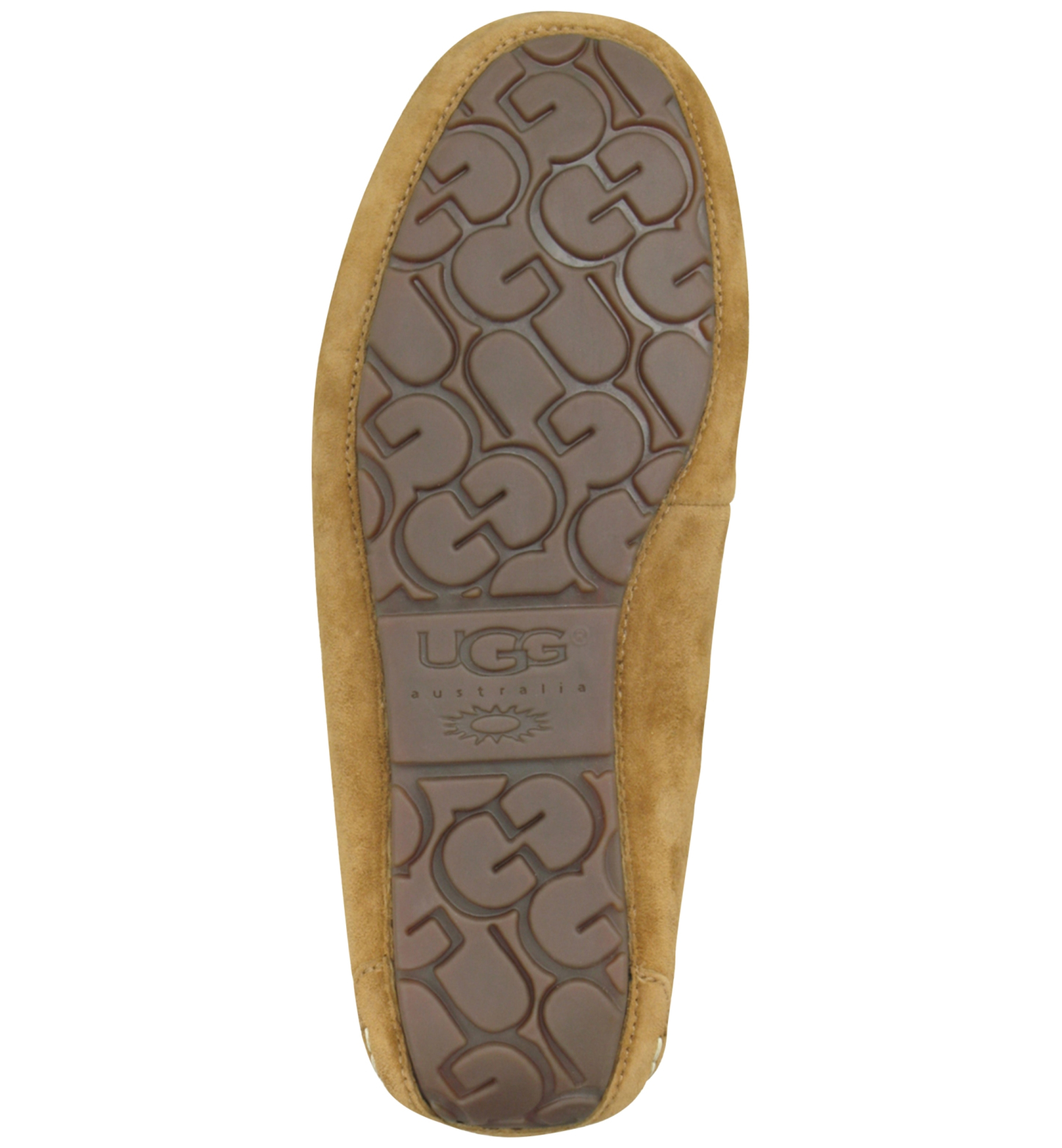 UGG® Women's Ansley Slip On Moccasin Slippers - Chestnut