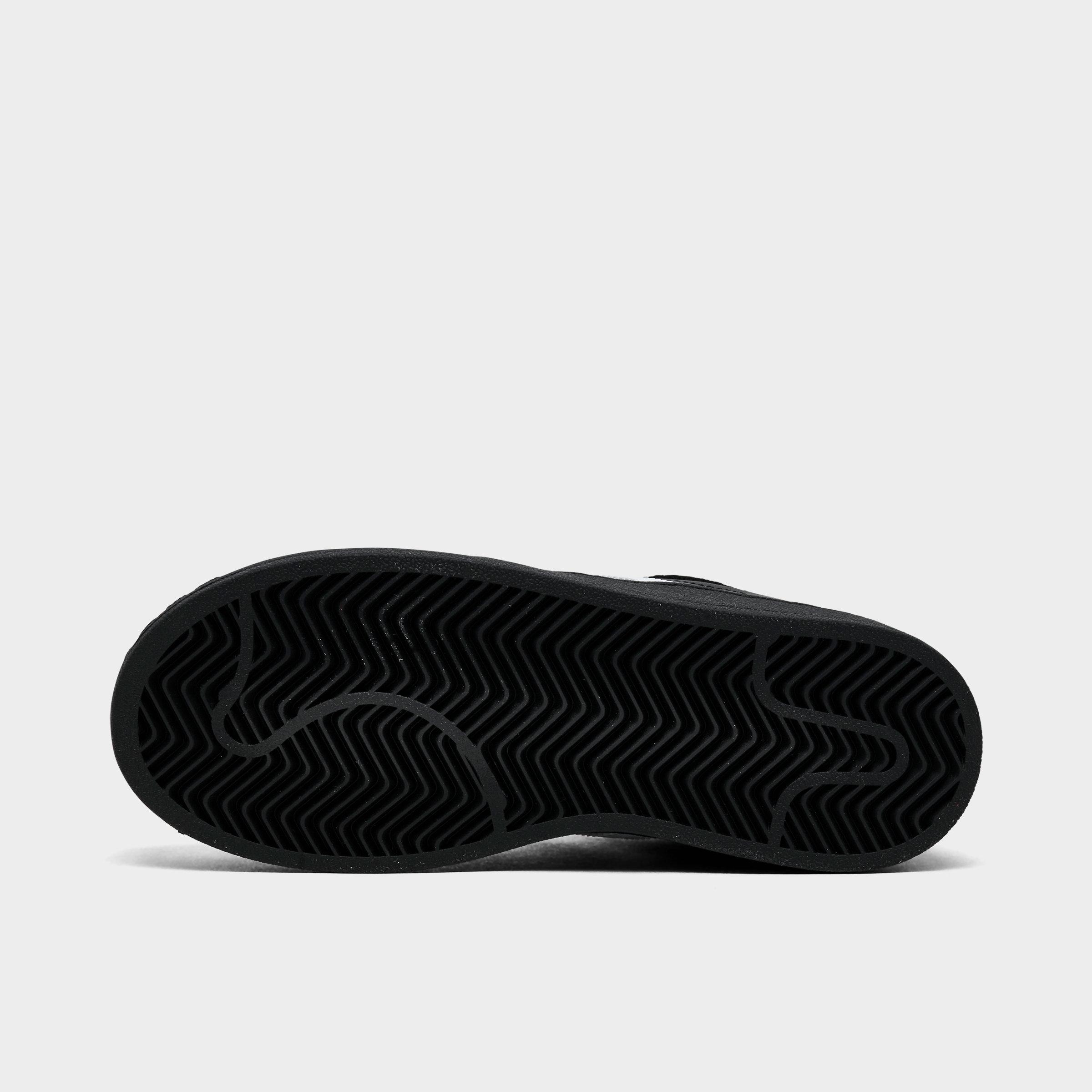 Little Kids' adidas Originals Superstar II Casual Shoes - Black/White/Black - Bottom view