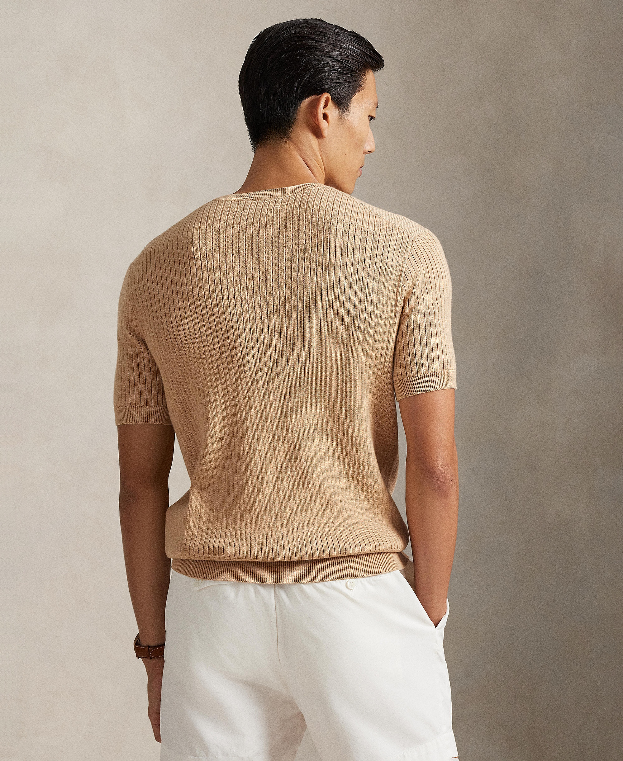 Polo Ralph Lauren Men's Crewneck Sweater - Camel Melange