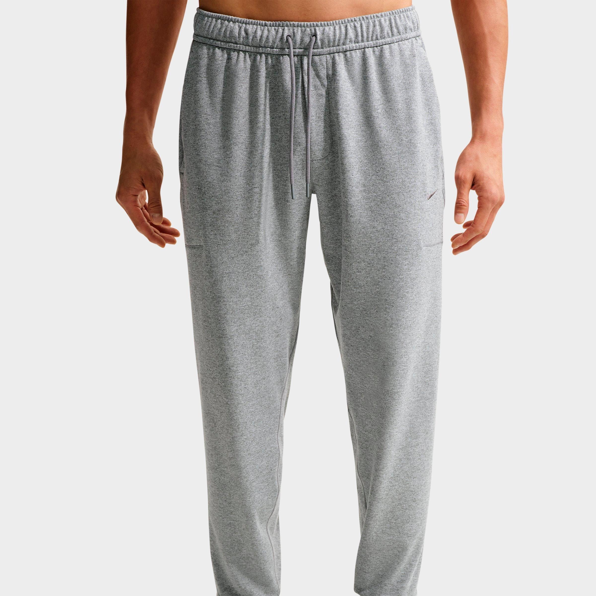 Men's Nithtke Primary NanoKnit Dri-FIT UV Protection Performance Jogger Pants - Part 1 - Smoke Grey/Heather/Smoke Grey