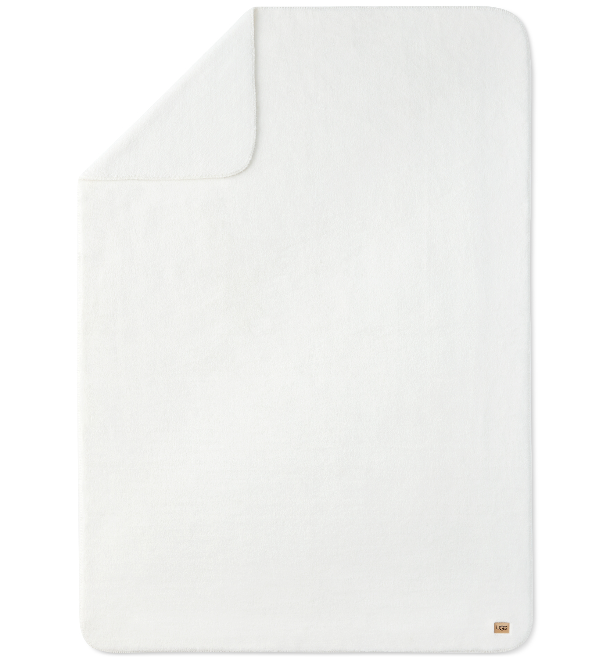 UGG® Saige Plush Throw, 50" x 70" - Snow