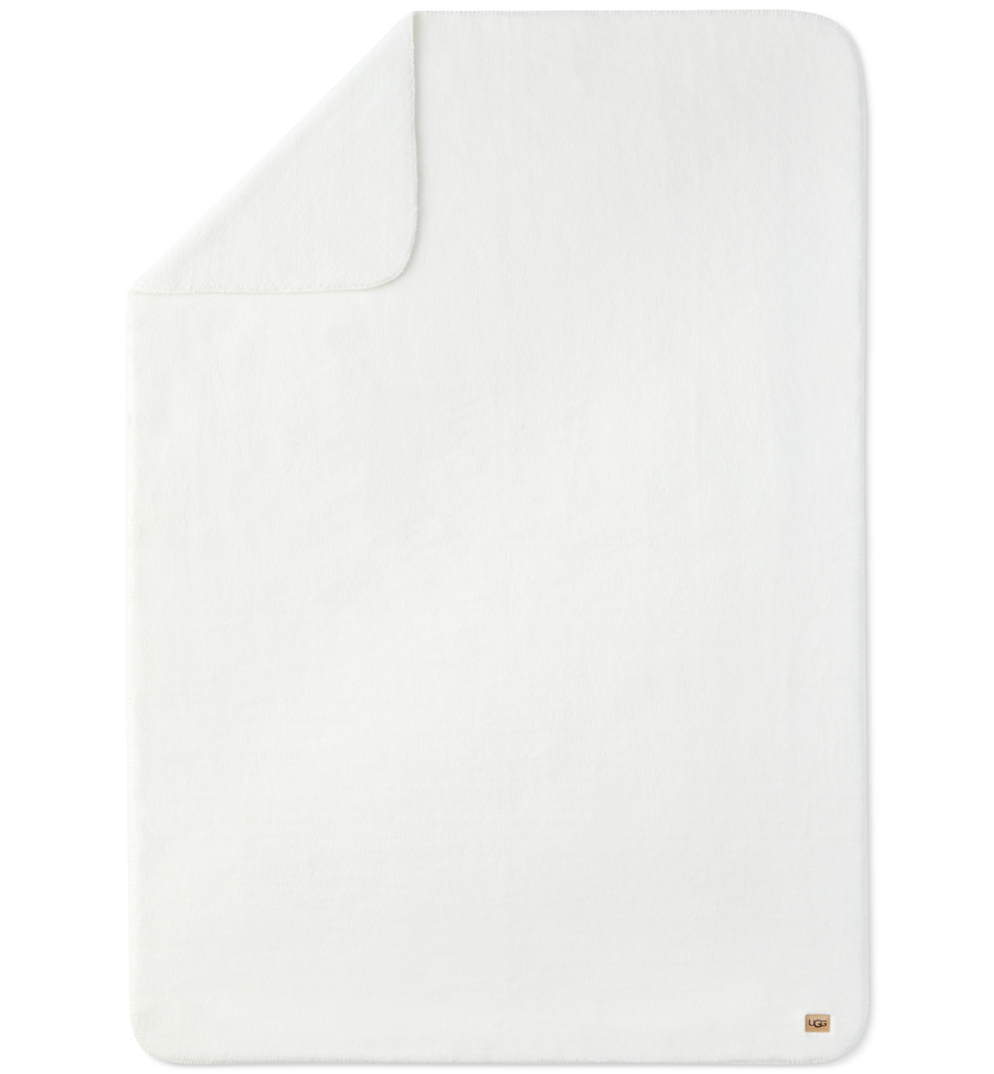 UGG® Saige Plush Throw, 50" x 70" - Snow