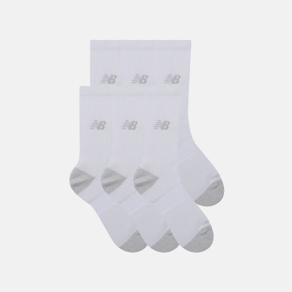 New Balance Active  Crew Socks 6 Pack, LAS65201WT