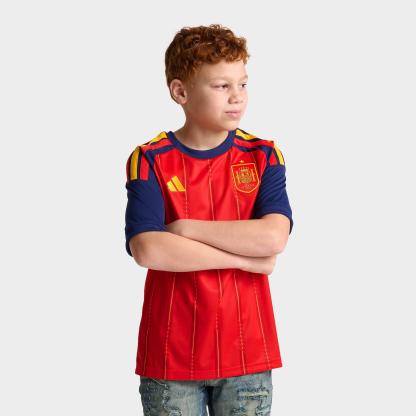 Big Kids' adidas Spain Home Replica Soccer Jersey - Vivid Red - view 1