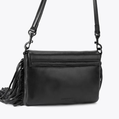 Kurt Geiger London Oxford Fringe Drench Shoulder Bag - Black - view 4