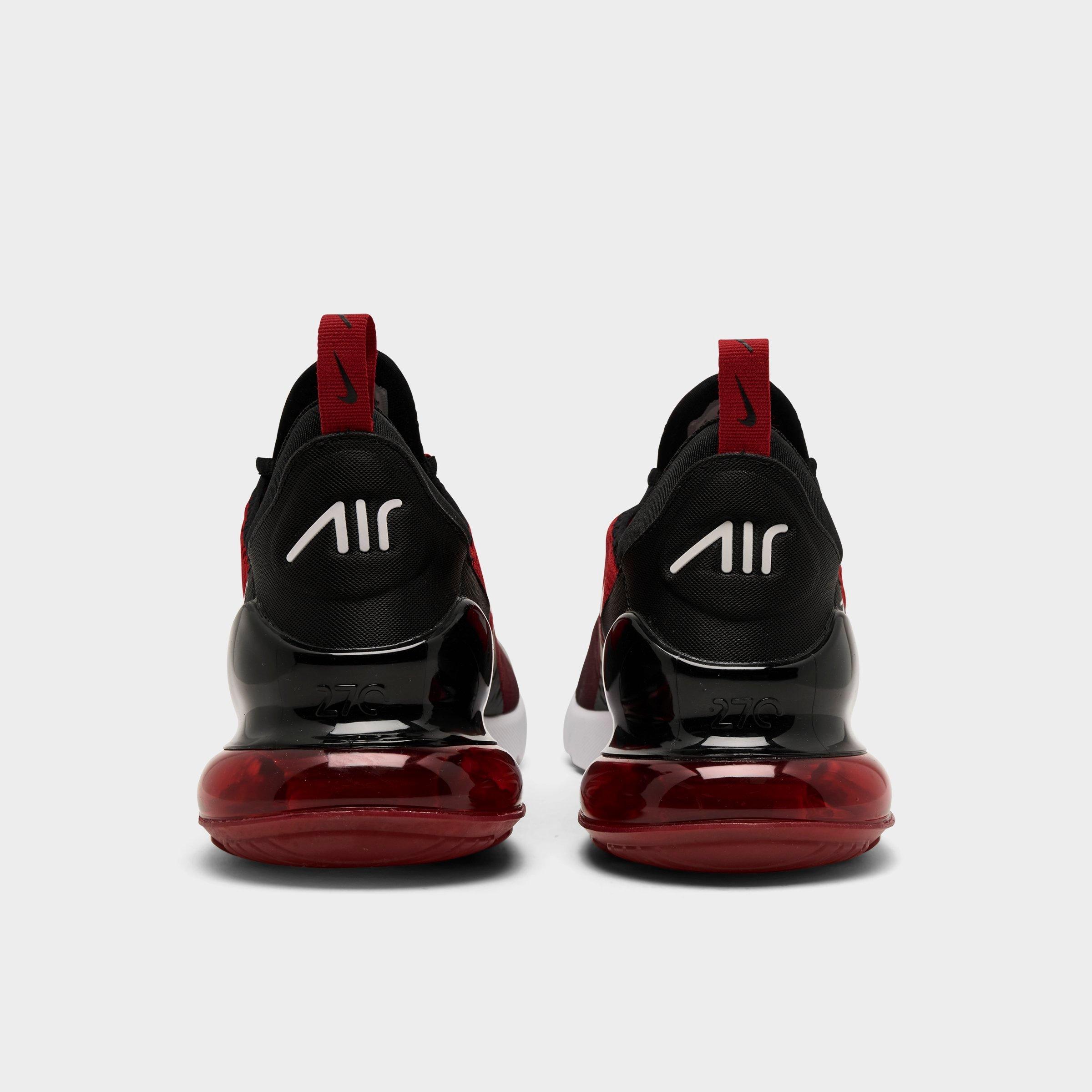 Men's Nithtke Air Max 270 Casual Shoes - Part 1 - Gym Red/White/Black - Back view