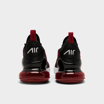 Men's Nithtke Air Max 270 Casual Shoes - Part 1 - Gym Red/White/Black - Back view