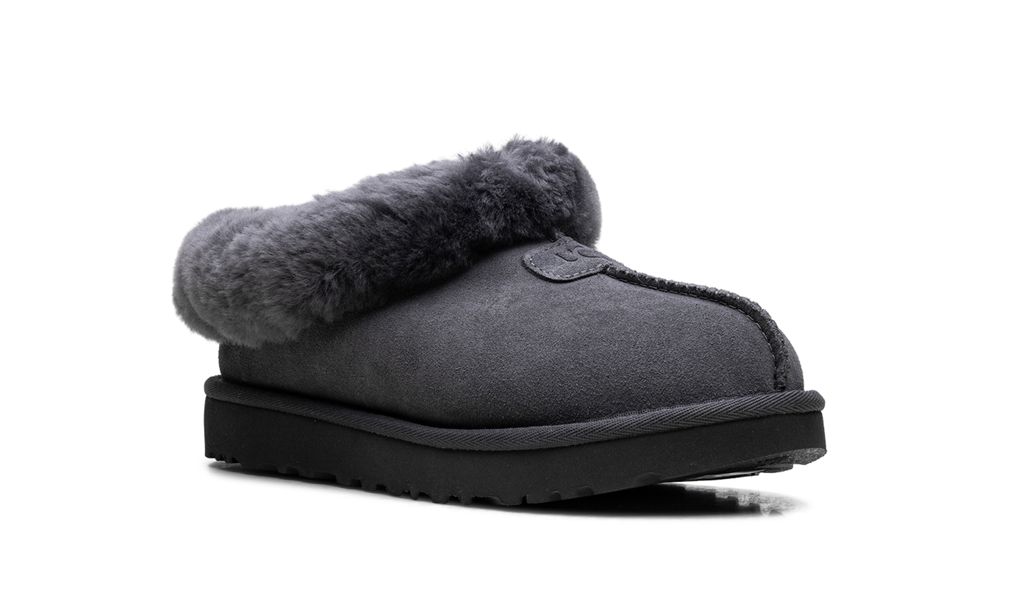 Tazzette Genuine Shearling Collar Slipper WMNS "Obsidian" 1134810 OBS - view 7